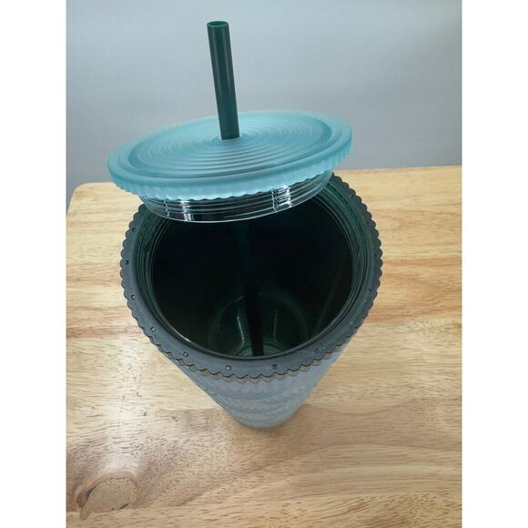 Starbucks Tumbler Venti Blue Collectible Spring 2024 240z New Siren Logo - Picture 5 of 5